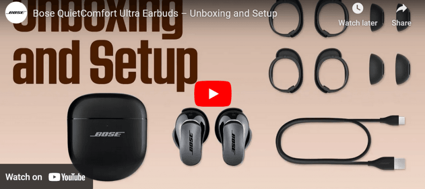 Bose QuietComfort Ultra Earbuds – Unboxing and Setup Bose QuietComfort Ultra Earbuds – Unboxing and Setup