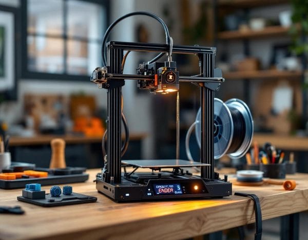 Creality ender3 3d printer closeup workshop