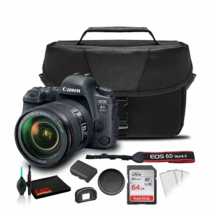 Canon EOS 6D Mark II DSLR Camera Bundle