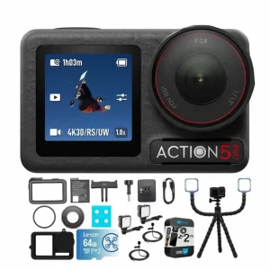 DJI Osmo Action 5 Pro Standard Combo 4K Video Bundle