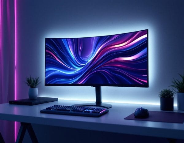 Ktc h32s17 curved gaming monitor setup