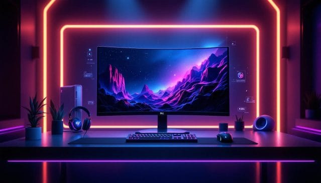 Ktc h32s17 curved gaming monitor setup bb00d6a0