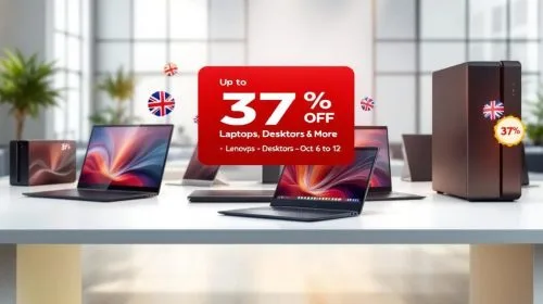 Lenovo UK Sale: Up to 37% Off Laptops, Desktops & More (Oct 6 to 12)