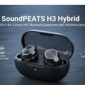 SoundPEATS H3 Hybrid Wireless Earbuds