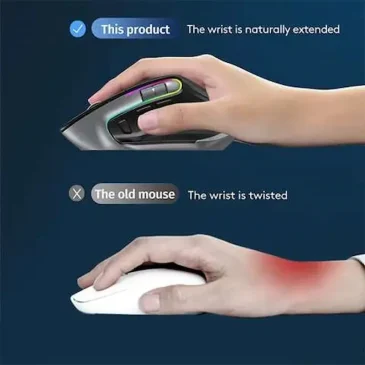 With this product the wrist is naturally extended