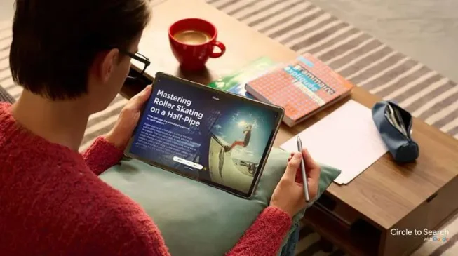 Boy with Lenovo Idea Tab Pro