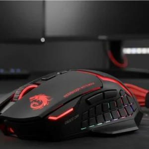 Redragon M913 MAX Wireless 26000 DPI MMO Optical Gaming Mouse with 16 Programmable Buttons