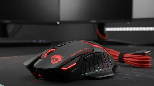 Redragon M913 MAX Wireless 26000 DPI MMO Optical Gaming Mouse with 16 Programmable Buttons