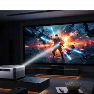 Ultimea Thor T60 4K 4000 ANSI Laser TV Projector + 100 inch Fresnel Projection Screen