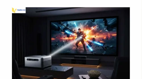 Ultimea Thor T60 4K 4000 ANSI Laser TV Projector + 100 inch Fresnel Projection Screen